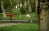 Playing in the park
